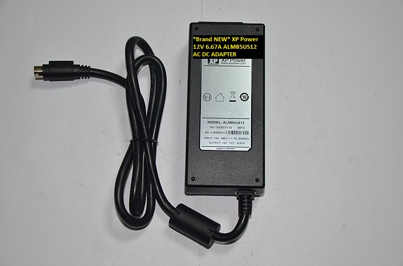 *Brand NEW* XP Power AC100-240V 12V 6.67A ALM85US12 AC DC ADAPTER *Brand NEW* XP Power AC100-240V 12V 6.67A ALM85US12 AC DC ADAPTER